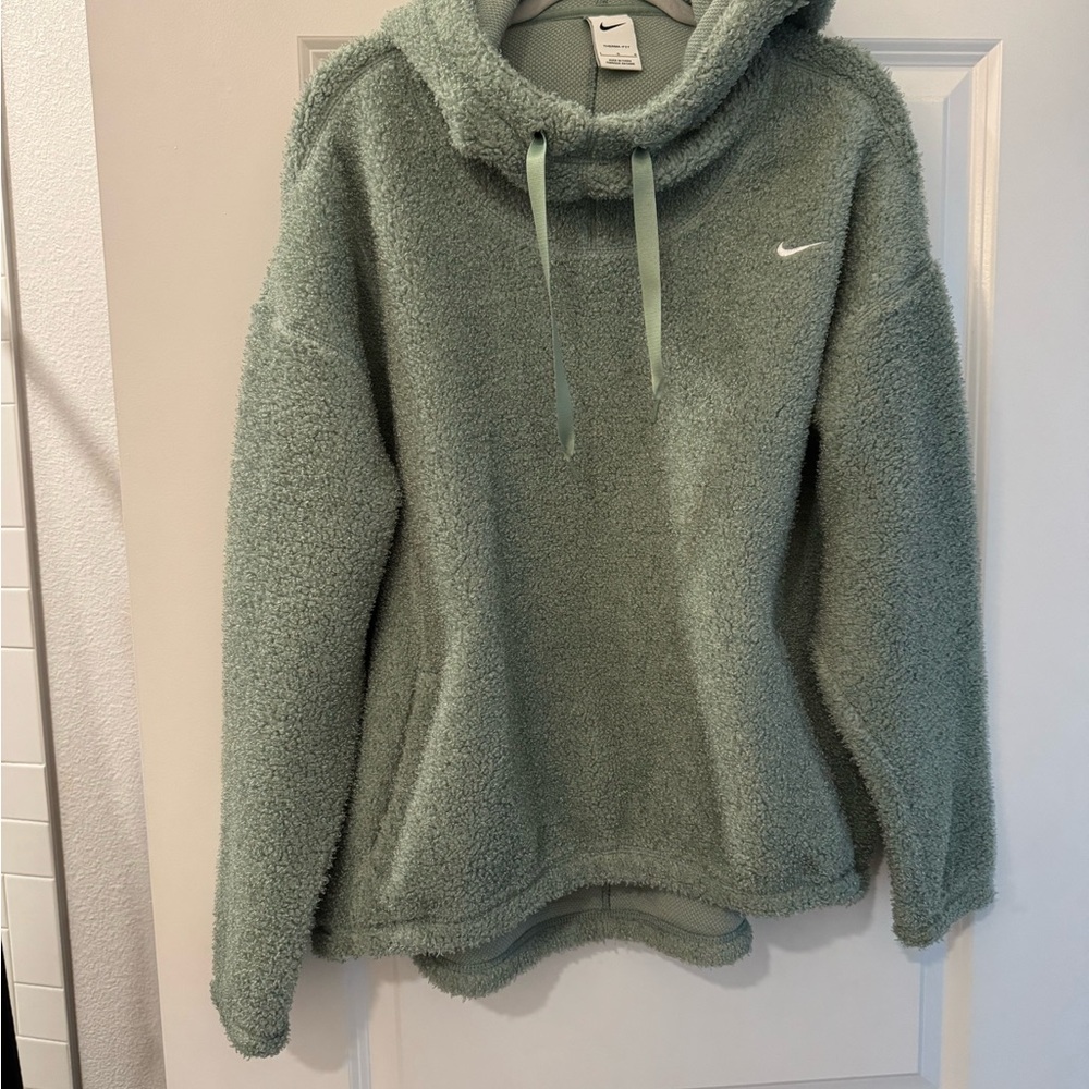 Nike Light Green Fleece Hoodie